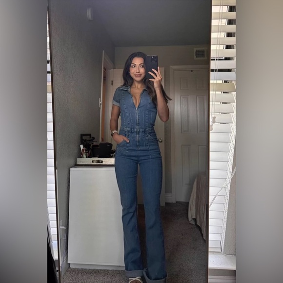 Free People Jayde Flare Jumpsuit - Picture 2 of 6